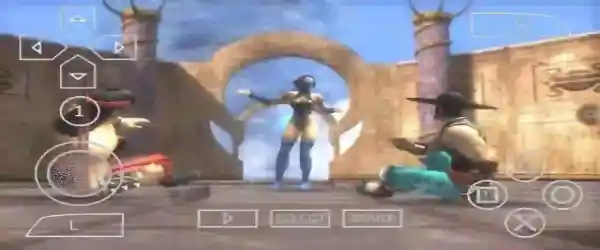 Mortal Kombat Shaolin Monks PPSSPP Gameplay