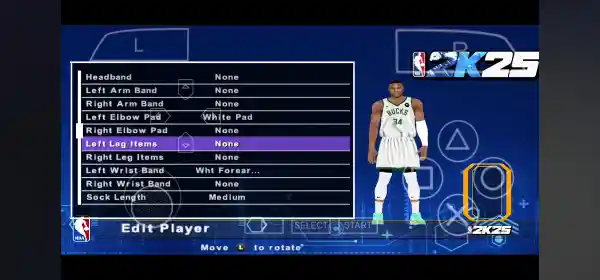 NBA 2K25 PPSSPP Screenshot 1