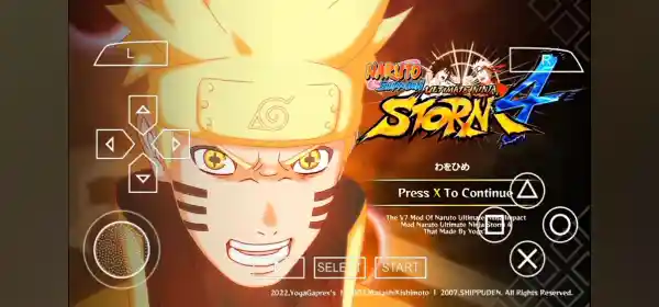 Naruto Shippuden Ultimate Ninja Storm 4 PPSSPP (MOD Graphics) Download