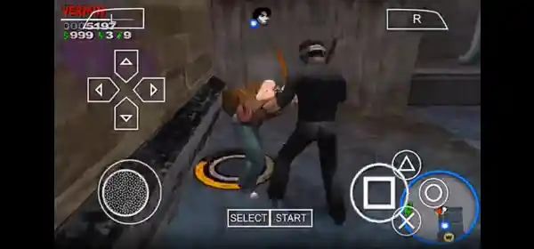 The Warriors PPSSPP Screenshot 3