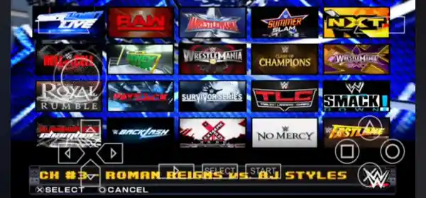WWE 2K17 PPSSPP Screenshot 2