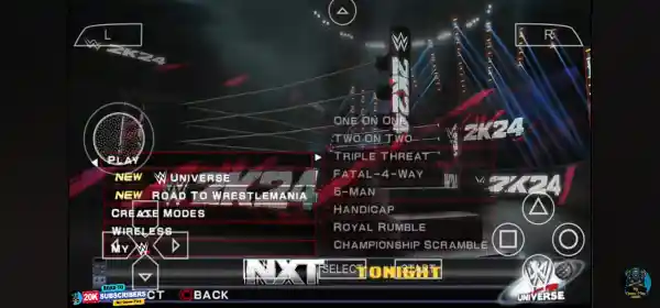 WWE 2K24 PPSSPP Screenshot 1